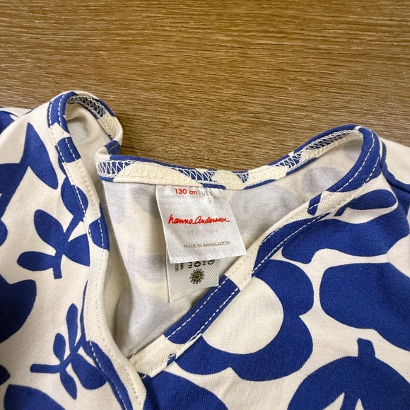 Hanna Andersson SET OF 2 Girls Faux Wrap Dress Short Sleeve Back to School 130/8 - Picture 15 of 16